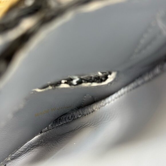 🆕 LOEFFLER RANDALL 🧿 NWOB Theo Embroidered Raffia Platform Sandal, Blue Sz 7.5 - Picture 11 of 14